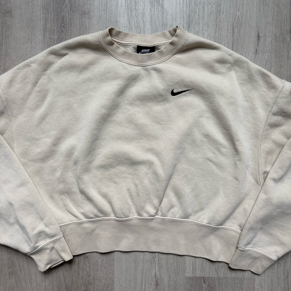 Nike Oversized Crew-Neck Phoenix Fleece Sweatshirt